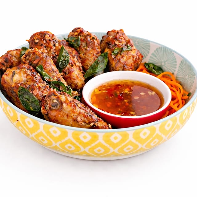Spicy Basil Wings.