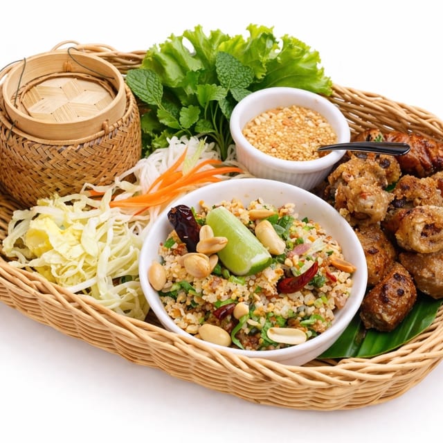 Lao Appetizer Platter.