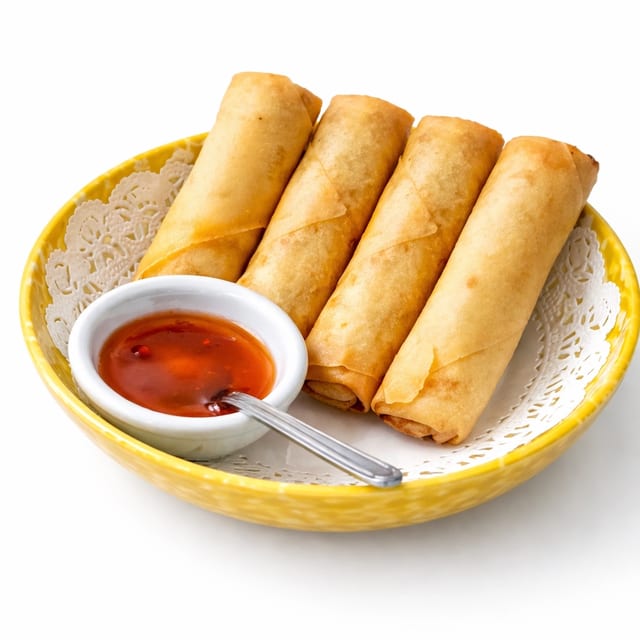 Crispy Chicken Eggrolls.