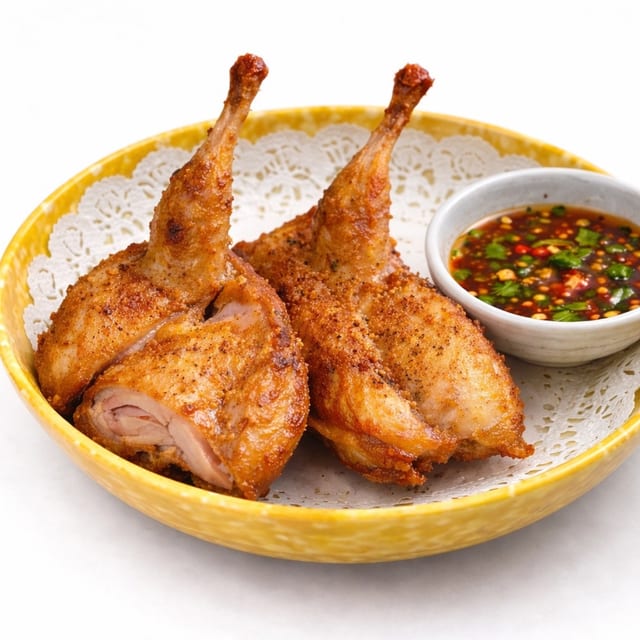 Fried Quail.
