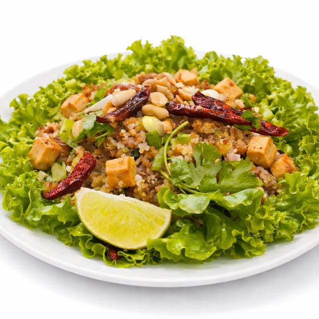 Vegetarian Kao Nam Tod.